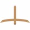 Ekena Millwork Bellingham Timber Gable Bracket, Western Red Cedar, 48"W x 28"H x 1 1/2"D x 3 1/2"F, 14/12 Pitch GBW048X28X0204BEL00SWR - alternate 1